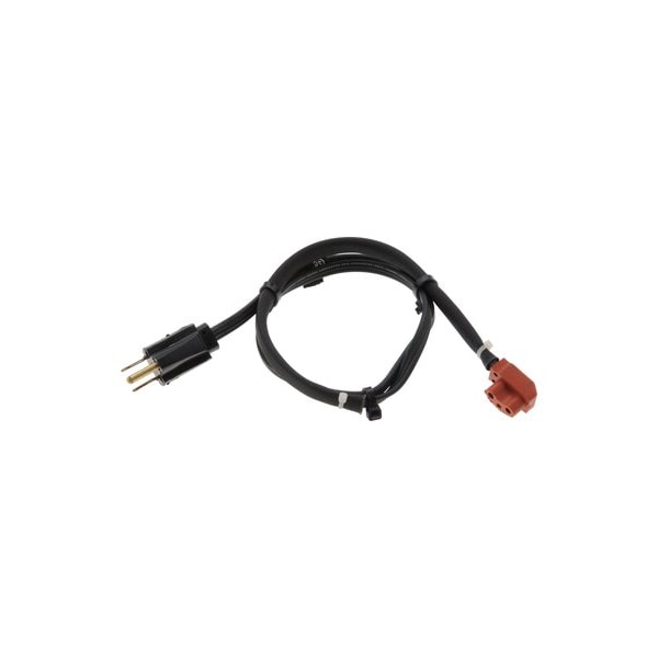 Zerostart Replacement Cord - 120V, Silicone Peanut Shaped Heater Terminal Parallel To Cord, 7.5' 2.3M 3600010 - main